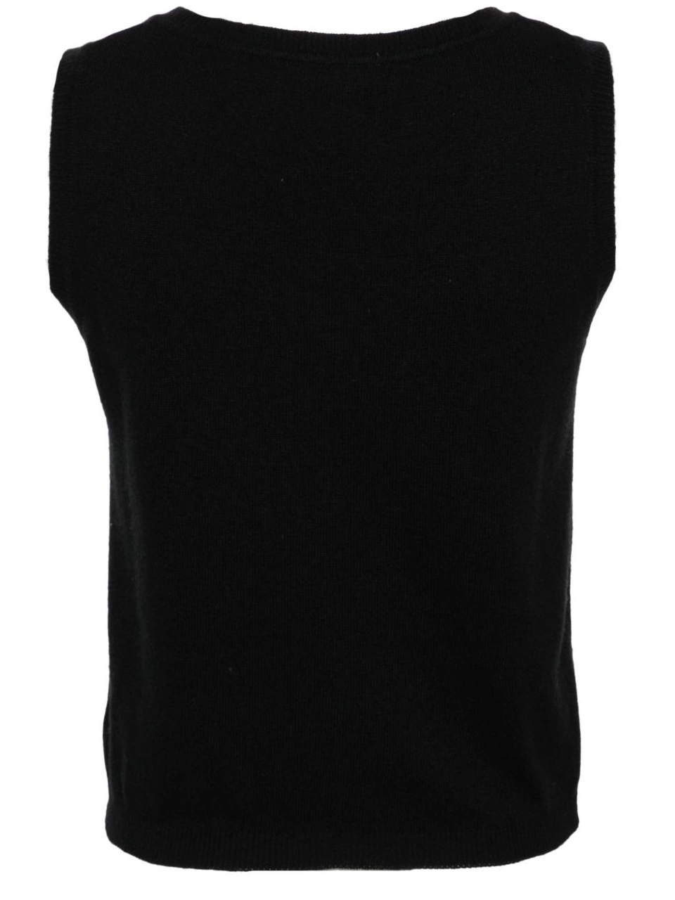 Cheap plaque-embellished knitted 2000s vest Women Versace 0420